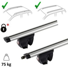 Alu Relingträger Dachträger Grundträger für Renault Espace II 1991-1997