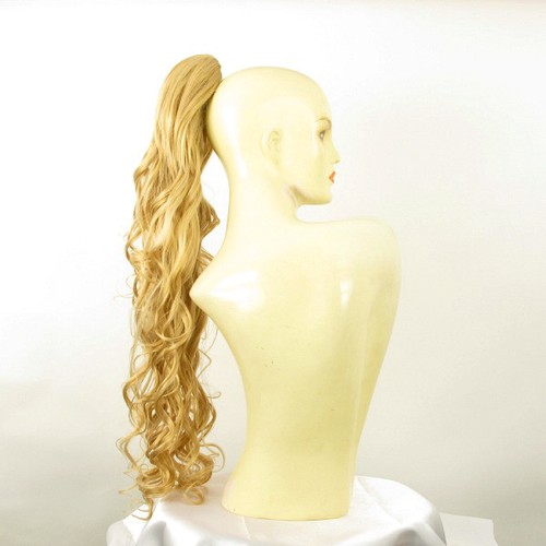 Haarteil Pferdeschwanz lange 70cm hellblonde goldenen 10 lg26 - Picture 5 of 8