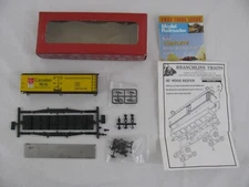 Branchline Trains HO Carnation Milk 40' Wood Billboard Reefer Box Car Kit #13708