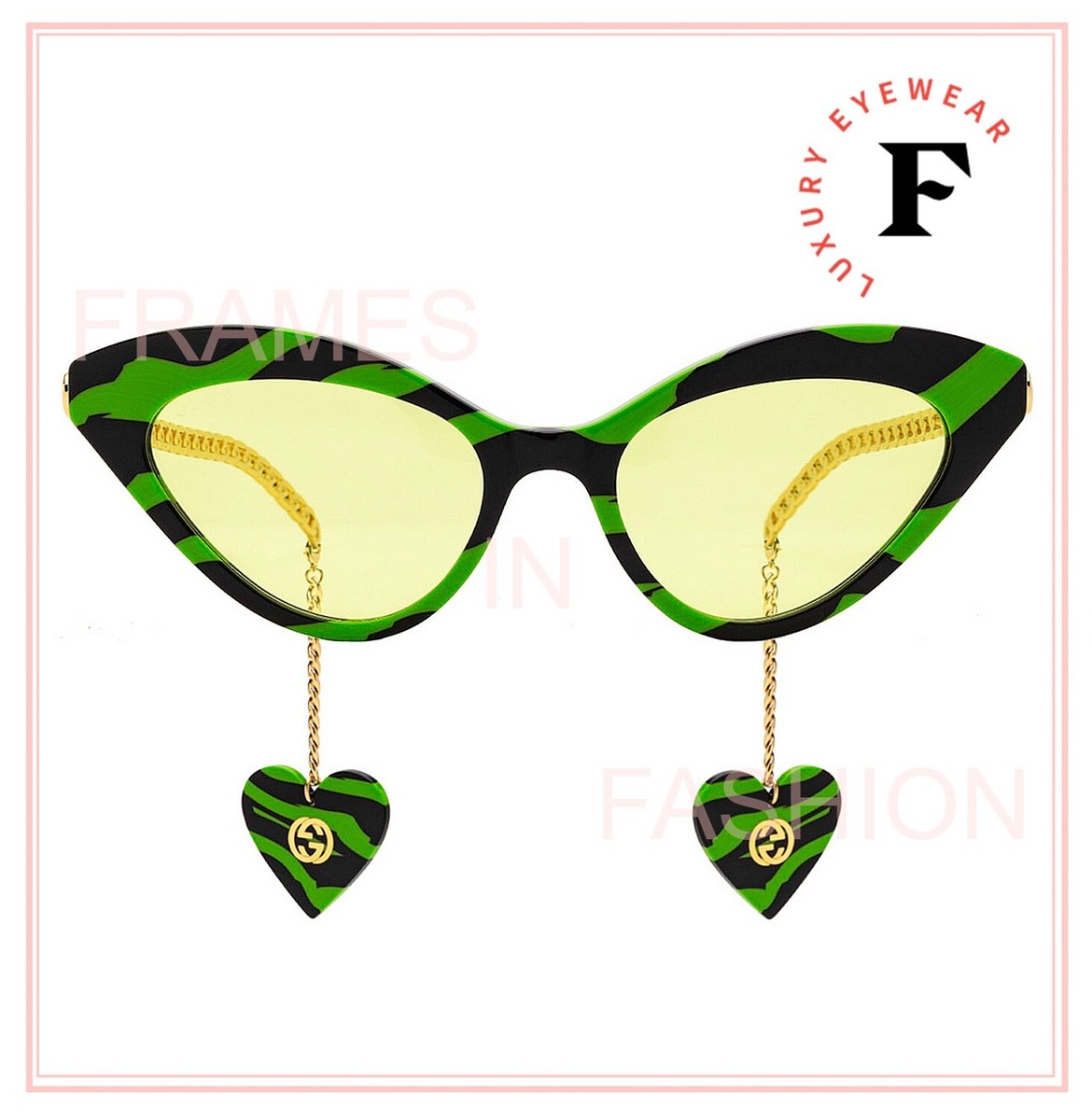 小物 GUCCI sunglasses line stone Heart BLACK Gucci Heart-Shaped Sunglasses in Black | Hypebae