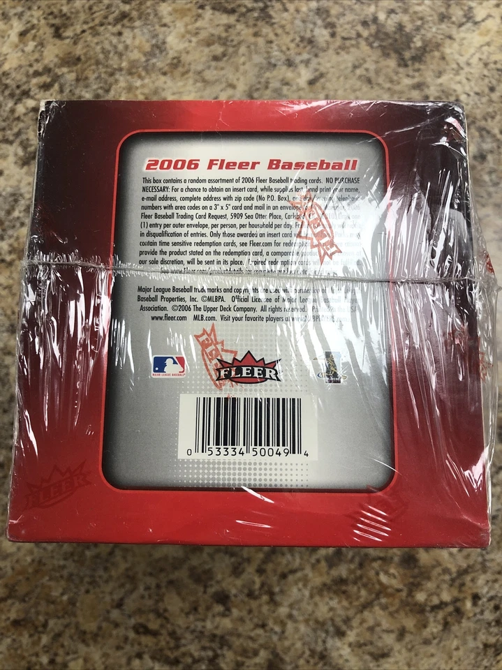 Fleer 2006 paquete de grasa sellado de fábrica caja de cera Jumbo 20 paquetes 50+ tarjetas/paquete insertos Foto 4 de 4