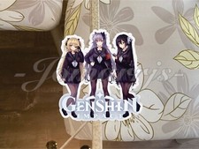 Genshin Impact Anime Fischl Keqing Mona Emblem Logo Custom Sticker Decal Art
