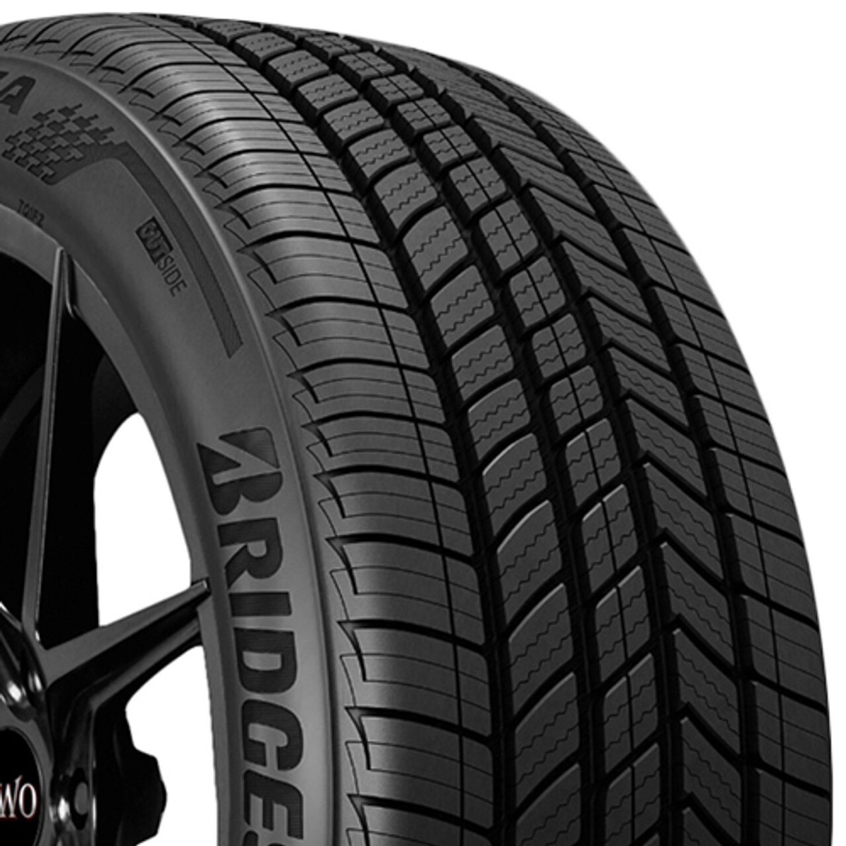 235/50R17 Bridgestone Turanza Quiet Track 96H SL Black Wall Tire