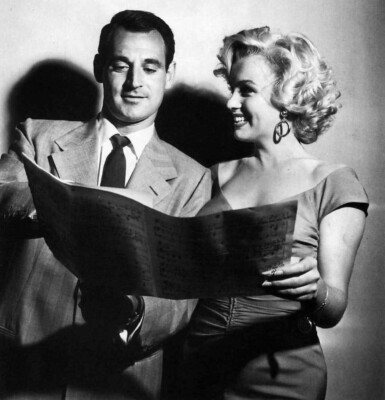 BEAUTIFUL MARILYN MONROE & RAY ANTHONY 8X10 Photo