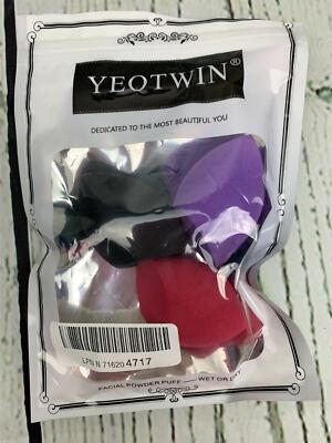 Makeup Sponge Set Latex free Beauty Sponge Makeup Blender Foundation 3pc