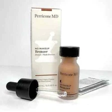 Perricone MD No Makeup Bronzer FULL SIZE 0.3 oz NEW IN BOX W/ DROPPER AND INSERT