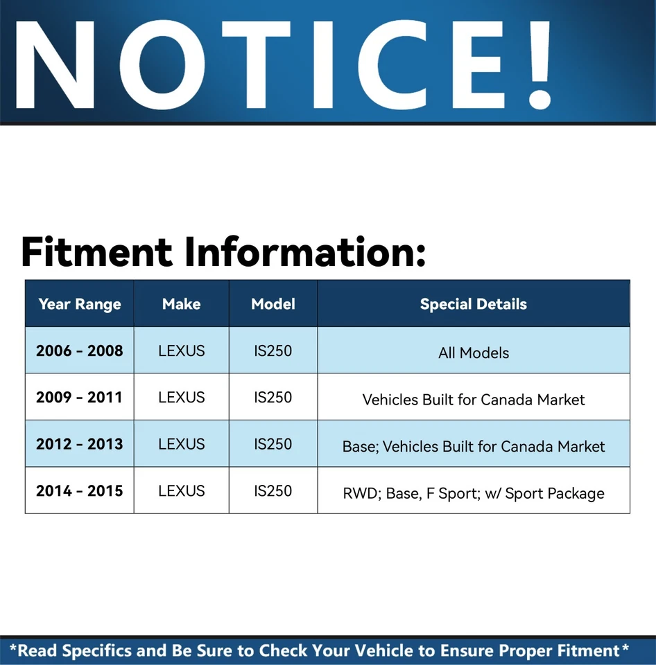 Pastilla de freno de cerámica rotores delanteros perforados de 11,65"" (296 mm) para Lexus IS250 2006-2015 Foto 2 de 4