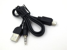 3.5mm and USB to Mini USB Aux Cable Charger For iHome iHM60GY Speaker