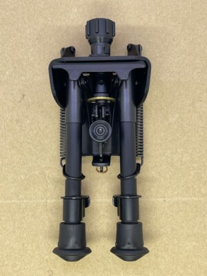 Harris Engineering SBRM Hinged Base 6 - 9in. Bipod - Black for