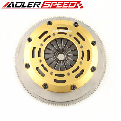 Racing Clutch Twin Disc + Flywheel Standard Kit For 1997-2005 AUDI A4 1.8T B5 B6