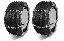 Oakten Set Of Two Tire Chains Fits Tire Size 16x7.5x8 18x6.5x8 18x8.5x8 4-link