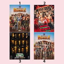 WWE Royal Rumble 2026 Riyadh Saudi Arabia Championship Event Poster