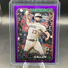 2024 Topps Holiday - Zac Gallen #H109 Purple Paper  /99