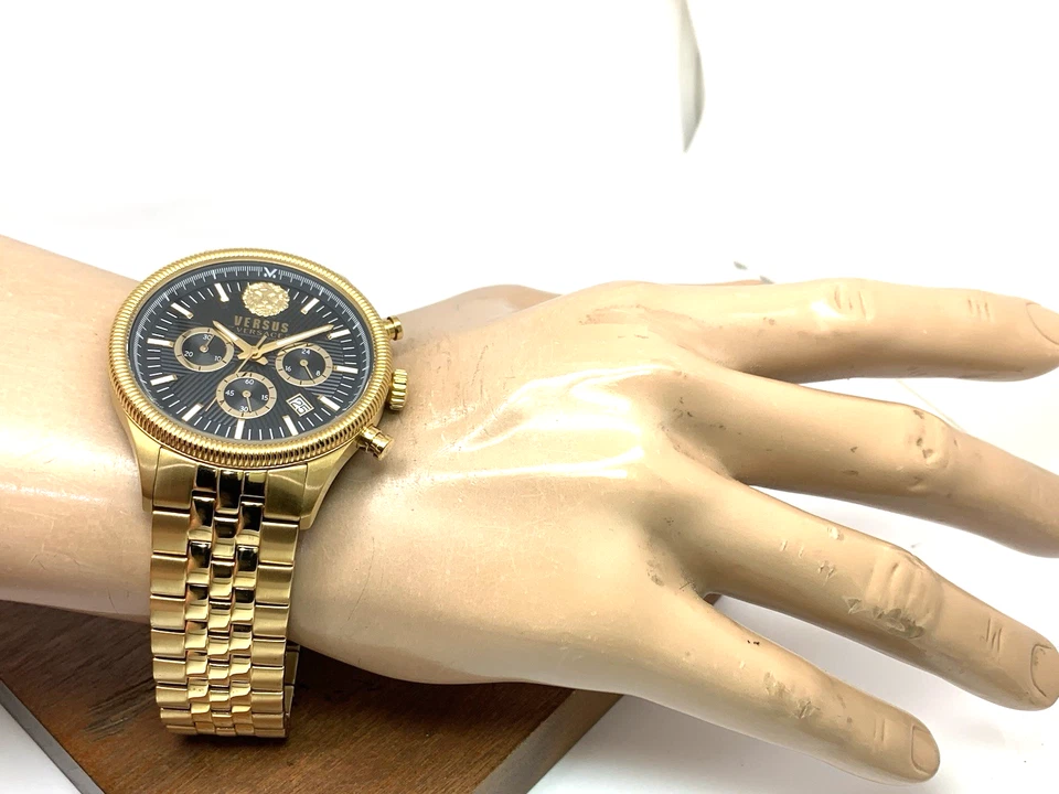 Reloj Hombre Versus by Versace VSP971021 Cronógrafo Cuarzo Oro Acero 45mm Foto 4 de 4