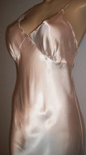 Vtg Vanity Fair Eaton Champagne Satin Dress Slip S