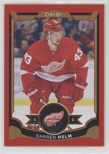 2015-16 O-Pee-Chee Red Border Darren Helm #7 0t2i