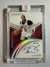 Dwyane Wade 2024-25 Immaculate Ink Auto Gold Sealed /10 Miami Heat