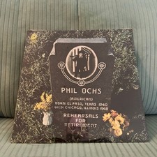 Phil Ochs Rehearsals for Retirement LP 1979 Pickwick Reissue Vinyl Folk Shrink