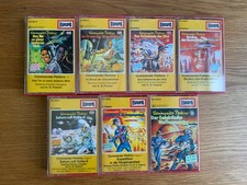 7 x MC Kassette Hörspiel | Commander Perkins 1-6, 8 Europa Originalausgabe