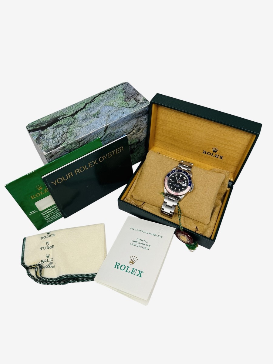1997 Rolex GMT-Master 16700 Pepsi Unpolished One Owner Complete