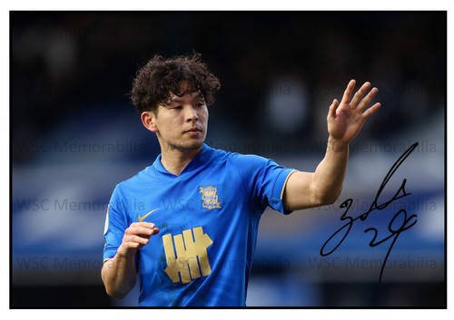 11587. Tomoki Iwata Signed Pictures A4 Prints Birmingham Celtic Japan Yokohama