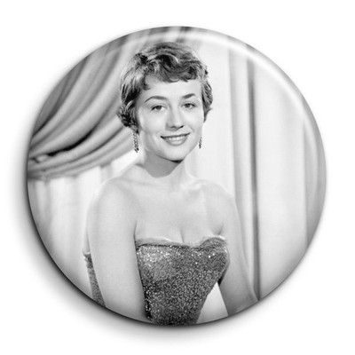 Annie Girardot - Abzeichen 38 mm Knopf Anstecknadel