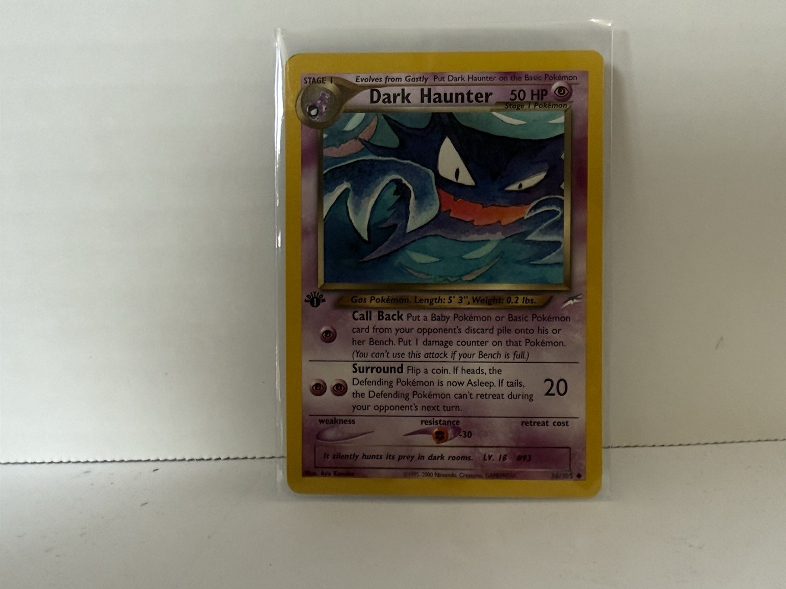 Pokémon Dark Haunter TCG Card Neo Destiny 36/105 First Edition LP