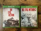 The Evil Within 1 & 2 Bundle - Xbox One Tested & Working / Scratch Free / CIB