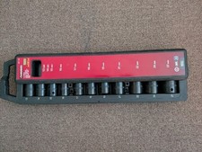 Husky Metric 11-piece 12-inch Drive 6-point Deep Impact Rated Socket Set Husky Metric 11-piece 12-inch Drive 6-point Deep Impact Rated Socket Set