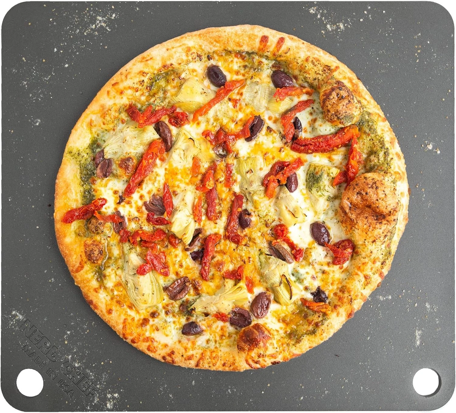 NerdChef Steel Stone Pizza Baking 14.5x16 Inch 0.375 Thick
Opens in a new window or tab