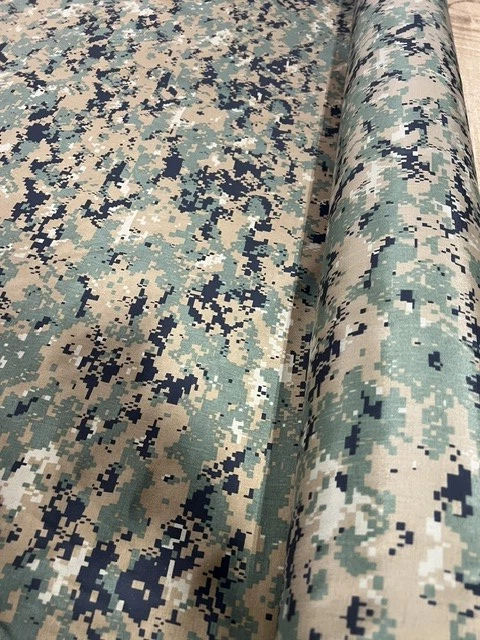 Marine Digital MARPAT Taslan Military Camo Polyester Fabric 62" BTY image 3