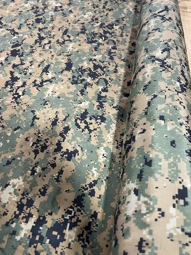 Marine Digital MARPAT Taslan Military Camo Polyester Fabric 62" BTY image 3