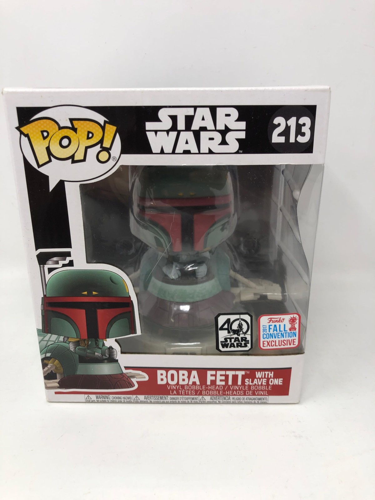 Funko Pop! Boba Fett With Slave One #213 Damaged Box See Pics