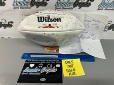 1999 AFC PRO BOWL TEAM SIGNED AUTOGRAPHED FOOTBALL-CHARLES WOODSON JUNIOR SEAU