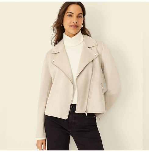Ann Taylor - Knit Twill Moto JacketWomen's size XS (0-2)  - Picture 1 of 16