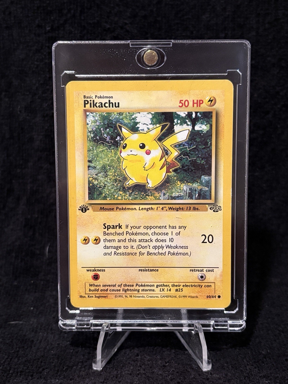 Pikachu Jungle 60/64 Regular Near Mint 1st Edition