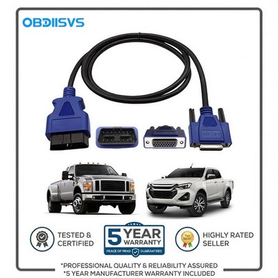 OBDIISVS 493113 OBD2 16Pin Adapter für NEXIQ USB Link 2 3 J1962 Diagnosekabel
