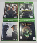 Lot 4 Xbox One Games COD Black Ops 3 Infinite Halo 5 Guardians Sea of Thieves — photo 1