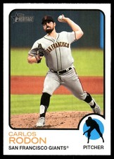 Carlos Rodon 2022 Topps Heritage #678 Giants MLB READ FREE SHIPPING AutographDen
