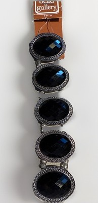 Silver Plated Bead Gallery Slider Beads 24mm