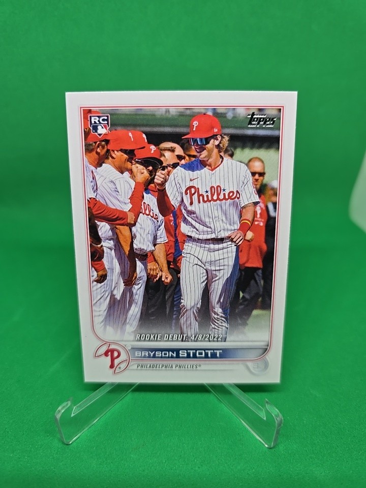 2022 Topps Update Bryson Stott Rookie Debut Card #US255 Phillies