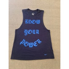 Nike Women XS Navy Tank Top Know Your Power Dri-Fit