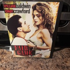 FAIR GAME SNAP CASE DVD 1999 William Baldwin Cindy Crawford MINT