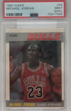 🔥 1987-88 Fleer - Michael Jordan #59MINT  PSA 9 (OC) 🔥