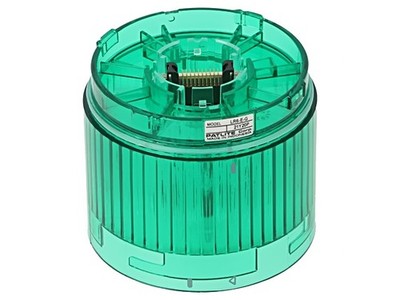 LR6-E-G Module: Visual Green LED 24VDC IP65 Ø60x50mm LR6 PATLITE