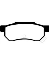 EBC 92-94 For Acura Integra 1.7 Vtec Redstuff Rear Brake Pads (DP3642/2C)
