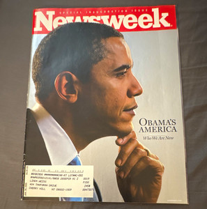Newsweek Barack Obama Inauguration Cover January 2009 Special Issue