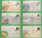 DR WHO 2012 CANADA 7 FDC FOOTBALL SPORTS TEAMS R45944