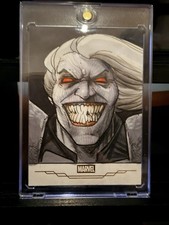Marketplace image: 2026 Topps Chrome Marvel Knull Gold Foil 1/1 Sketch Card Alex Mines