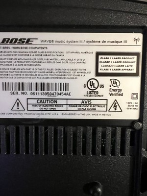 Bose Wave Music System III CD Radio Soundtouch With Pedestal no